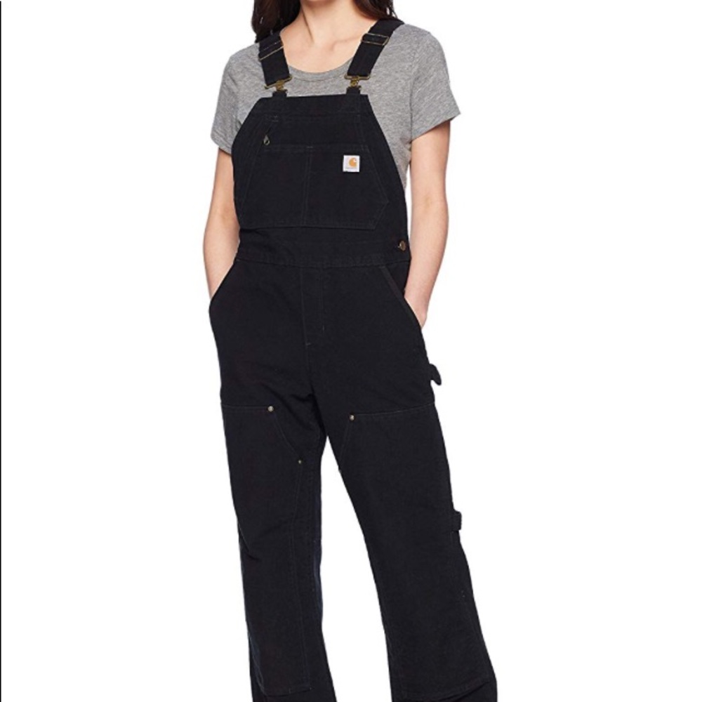 Carharrt wide leg duck canvas overalls size 6